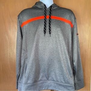 PENNANT Sportswear heavyweight hoodie with,m reflective stripe to keep you safe.